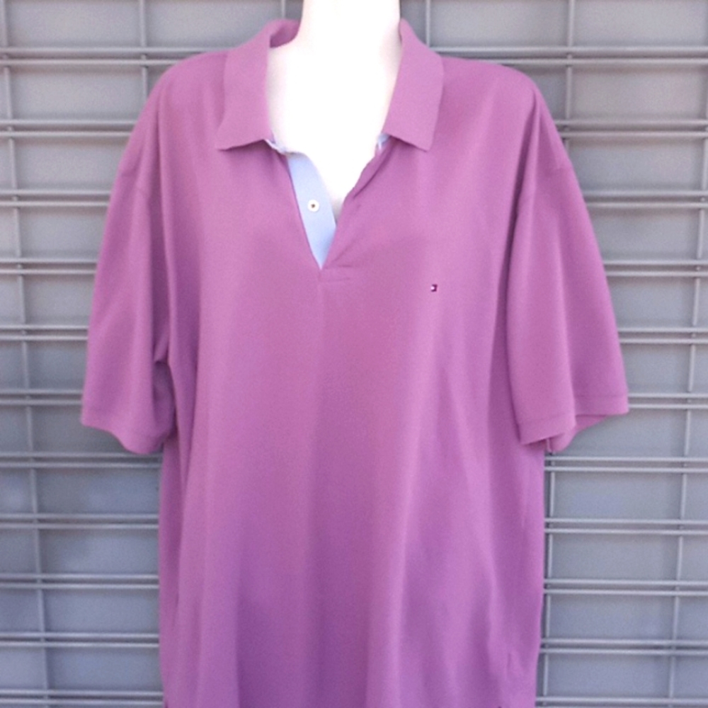 Tommy Hilfiger Lavender Pique Golf ⛳ Shirt